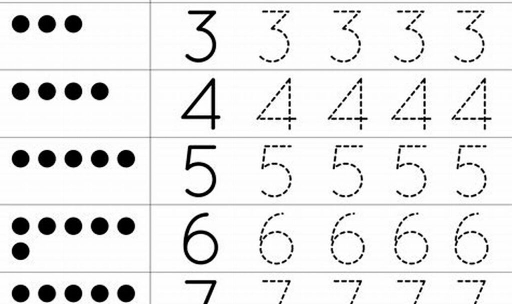 Fun Easy Big Number Tracing Pages for Toddlers + More!