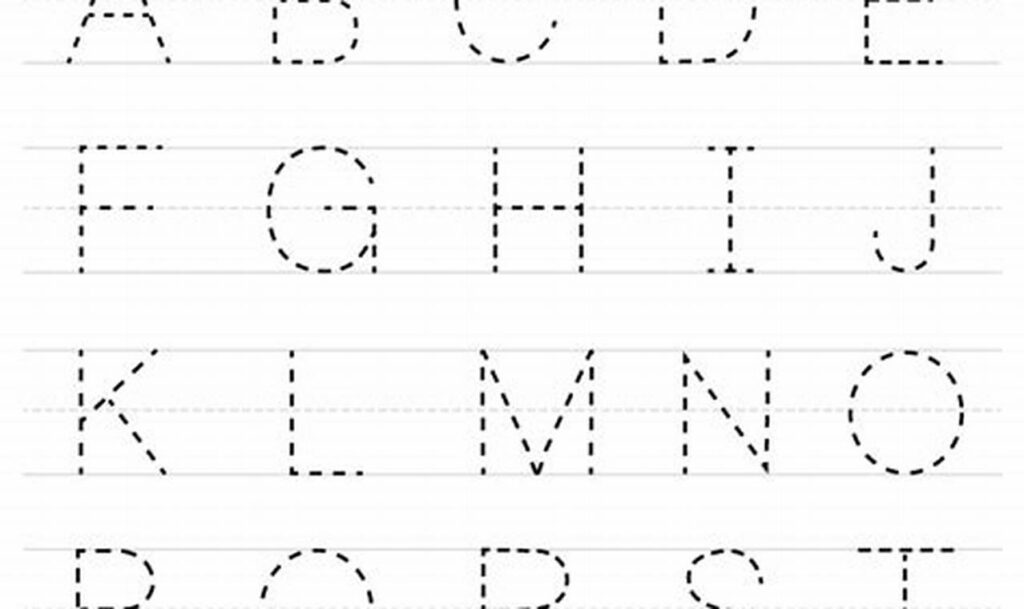 Get Free: Uppercase Alphabet Tracing Worksheets Printable PDF