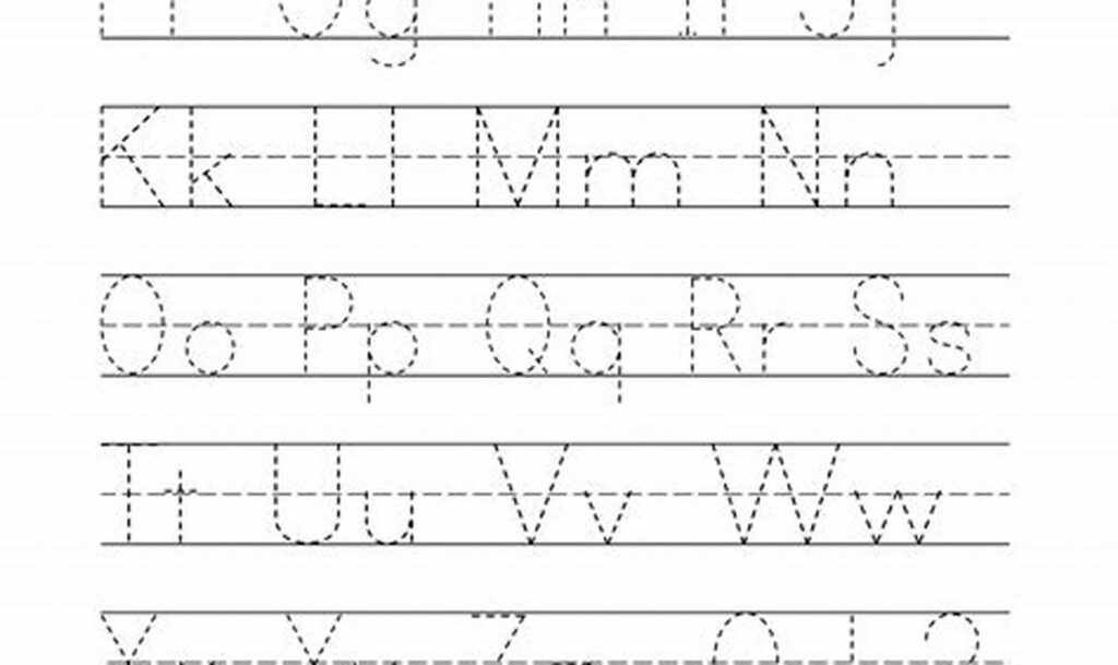 Easy Free Alphabet Tracing Practice for Beginners: PDF