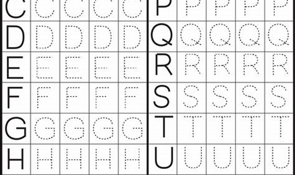 Free Tracing Letters: Kindergarten Readiness Worksheets Fun!