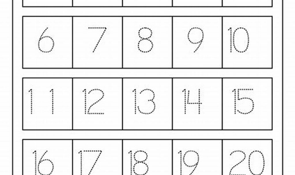 Free Tracing Numbers 1-30 for Beginners: Practice Today!