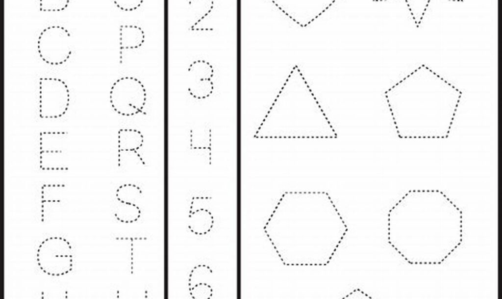 Fun Tracing Book Letters & Numbers for 4 Year Olds!