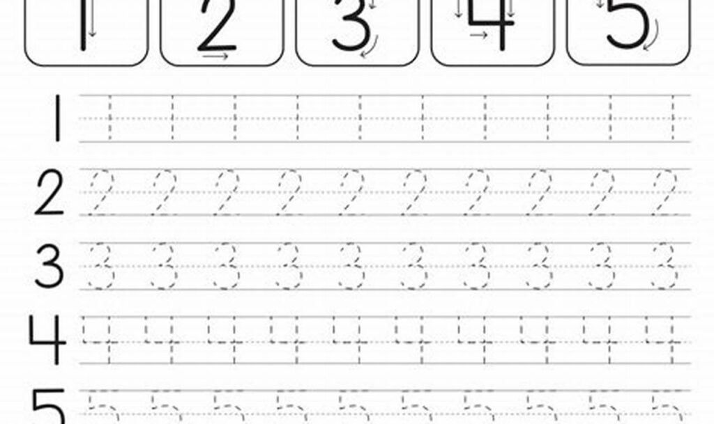 Free Kindergarten Number Tracing PDF Download - Fun Practice!