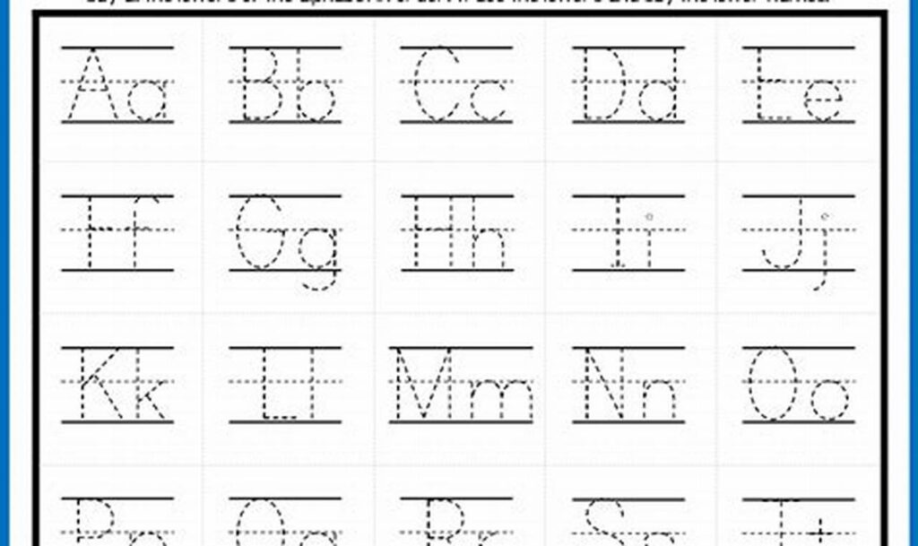 Free Printable Tracing Alphabet with Lines: ABC Fun!