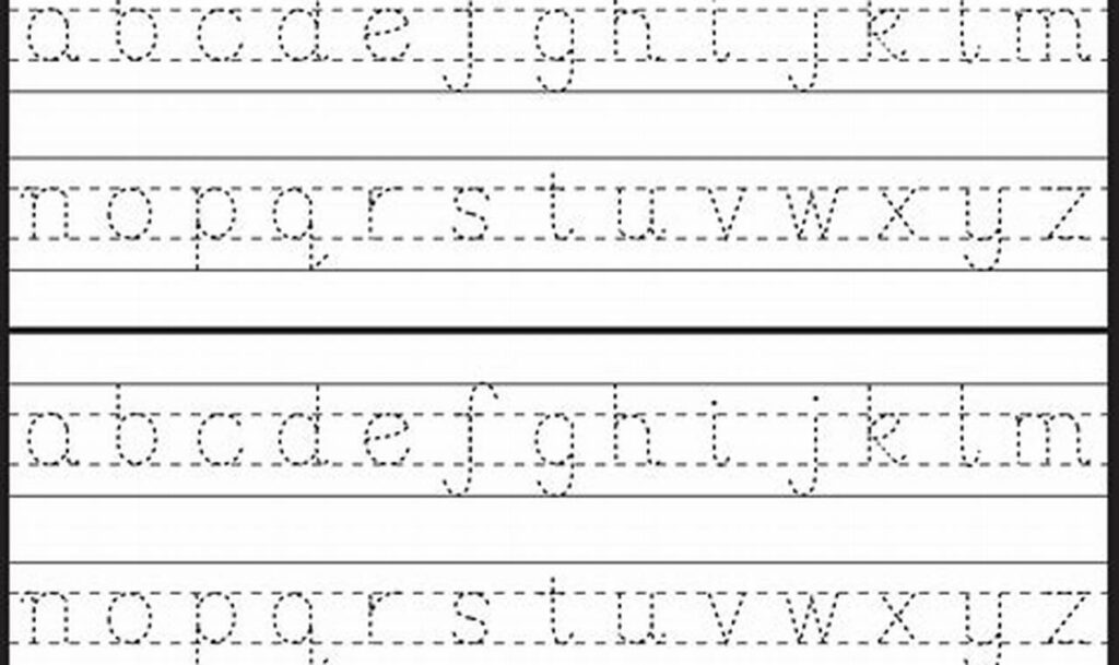 Free Alphabet Tracing: Dashed Lines Fun for Kids