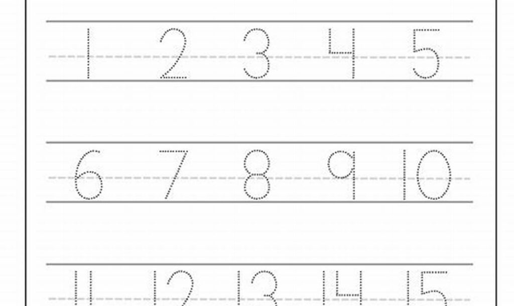 Free Tracing Numbers 1-20 with Lines: Practice Now!