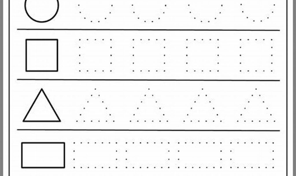 Free Pre-Writing: Shape Tracing Fun!