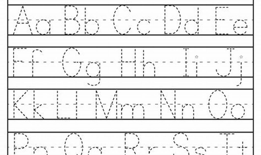 Free Tracing Alphabet Letters With Directions - PDF Fun!