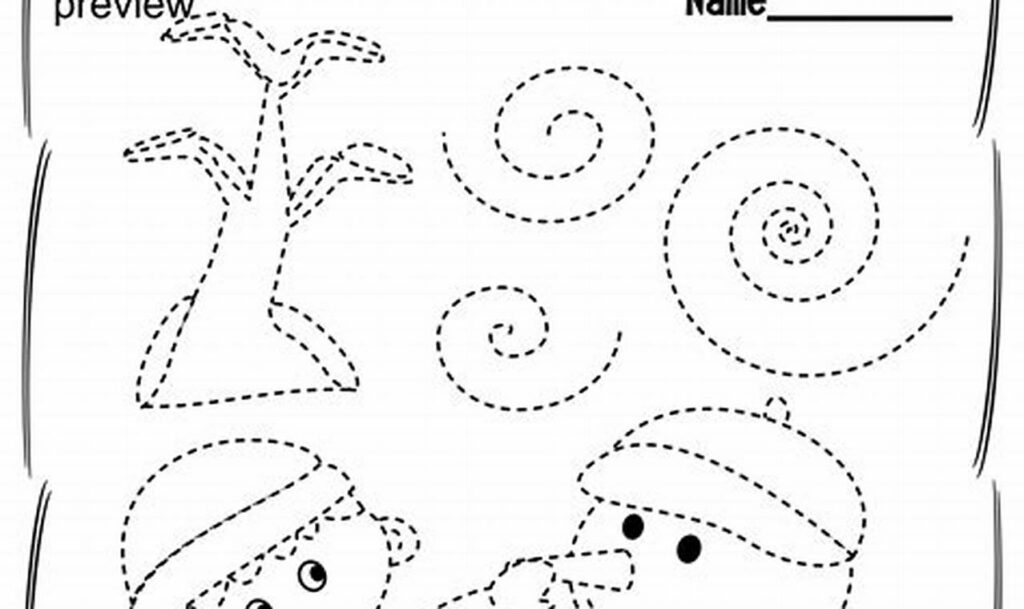 Free Winter Holiday Tracing Pages: Printable Fun!