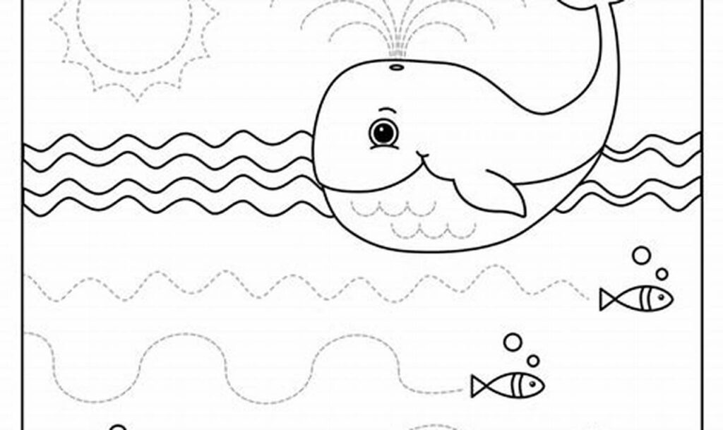 Free Ocean Animal Tracing Printables: Fun Sea Life!