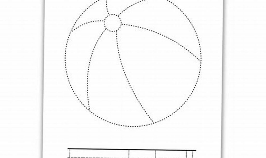 Free Summer Fun Tracing Worksheets: Fun Summer Activities