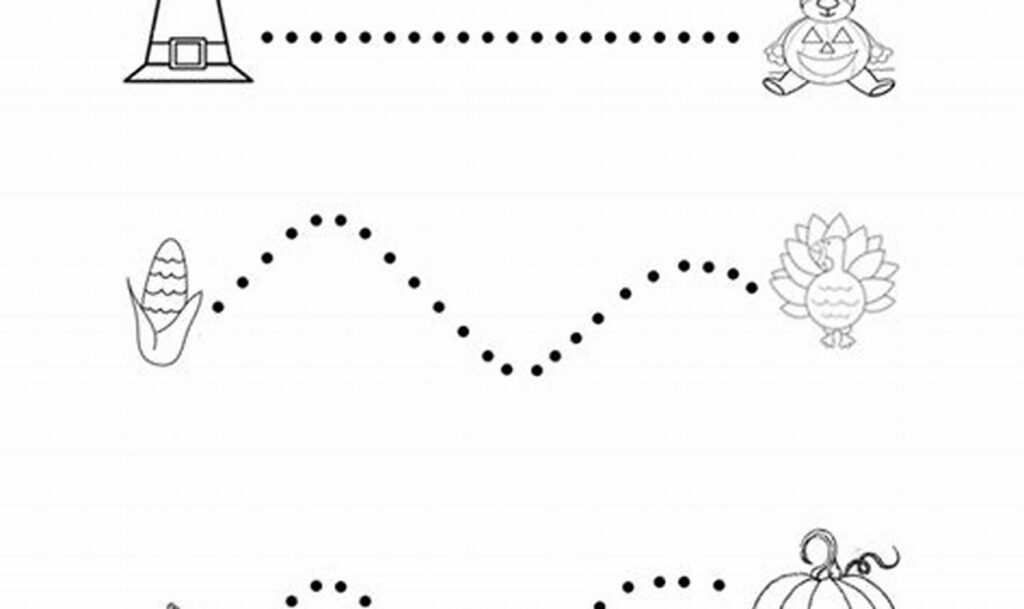 Free Thanksgiving Tracing Printables: Fun &amp; Festive!