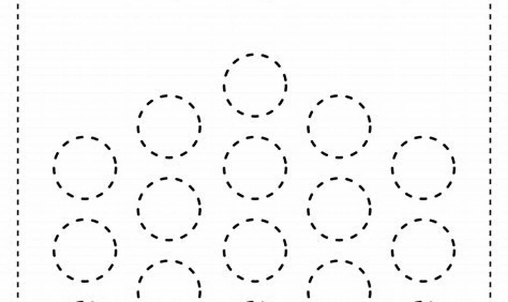 Free Shape Tracing: Printable Circle Worksheets