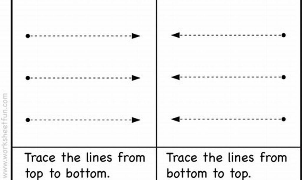Free Horizontal Line Tracing Sheet: Practice & Learn