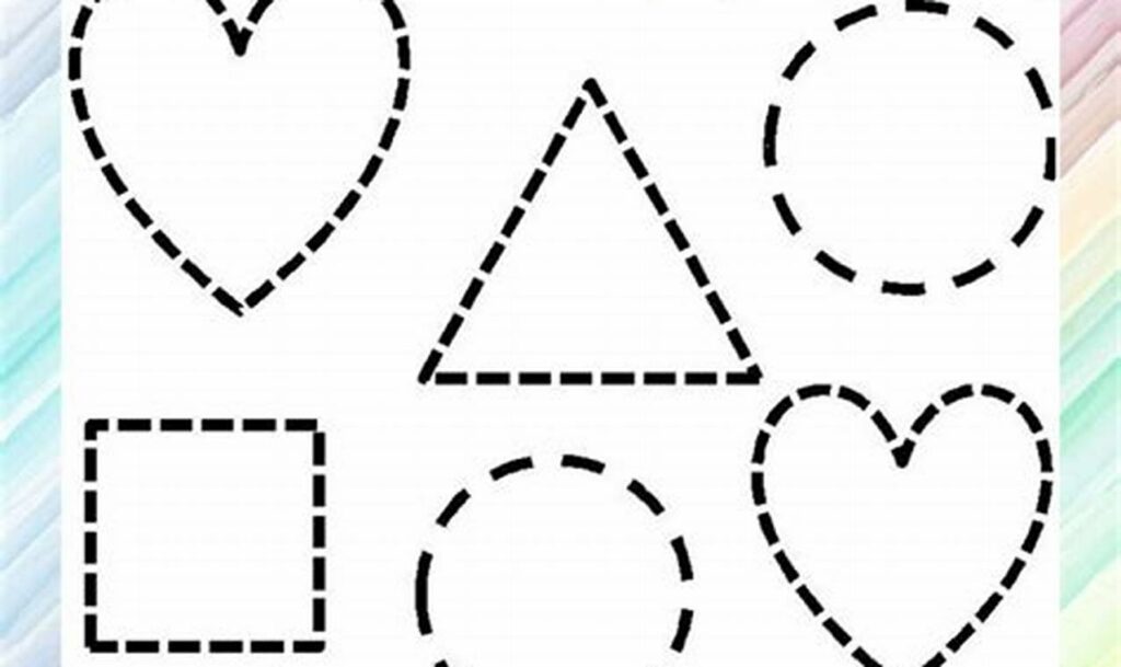 Free Shape & Line Tracing Worksheets: Practice Shapes!