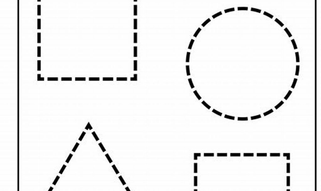 Free Simple Shape Tracing for Toddlers Printable Fun!
