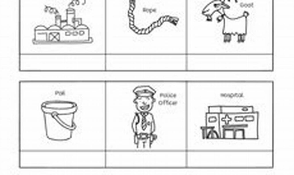 Boost Learning: Free Tracing Worksheets - Common Nouns