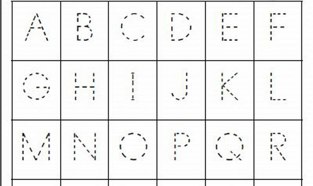 Free! Uppercase Letter Tracing for Kindergarten Fun