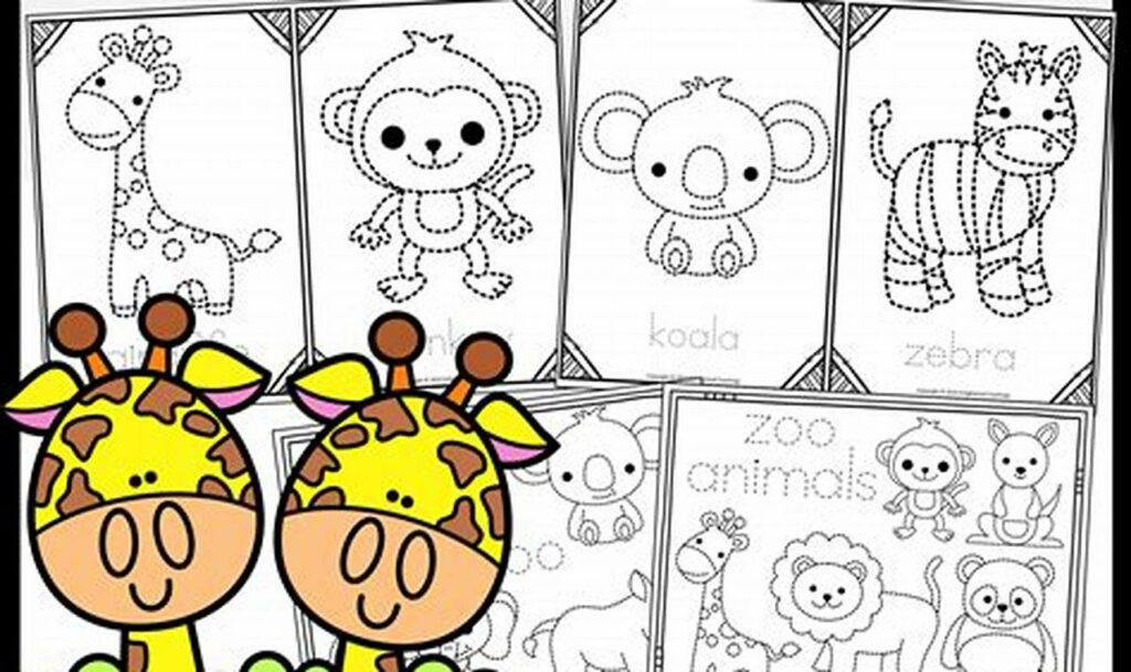 Fun Animal Tracing Sheets: Fine Motor Skills for Kindergarten!