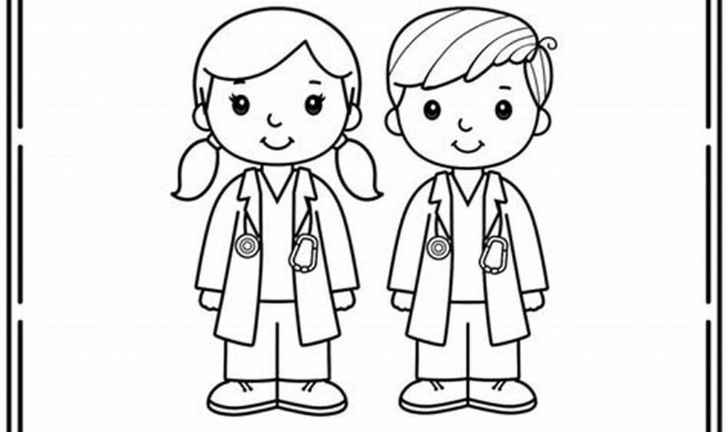 Fun Community Helper Trace & Color: Skills Inside!
