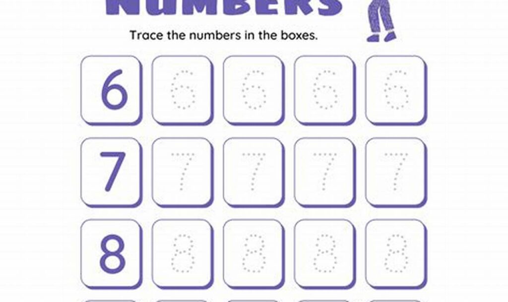 Free Number Tracing 6-10: Fun Math for Kindergarten!