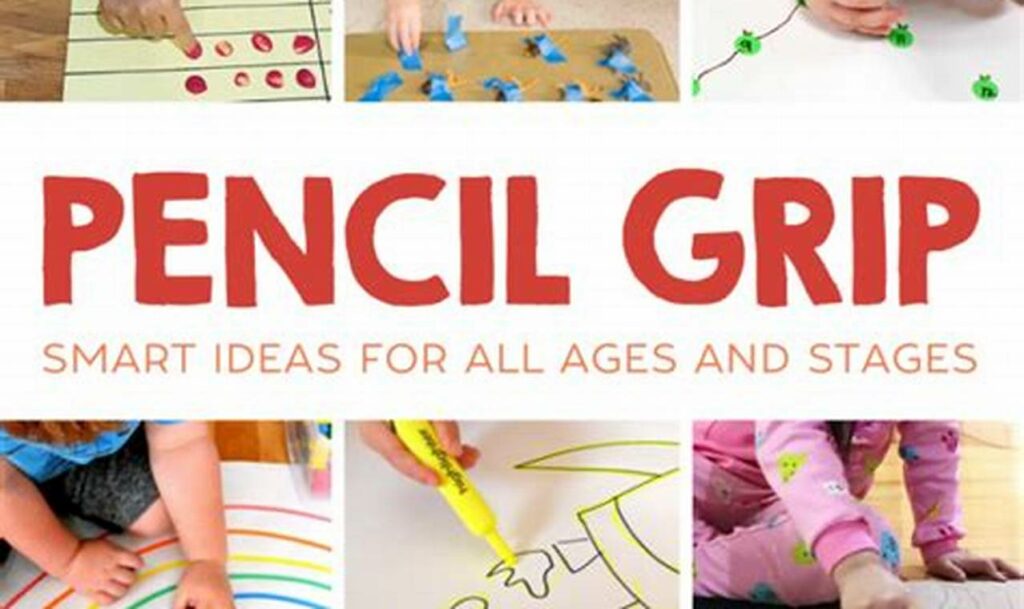 Trace &amp; Improve: Pencil Grasp Tracing for Kids' Success!