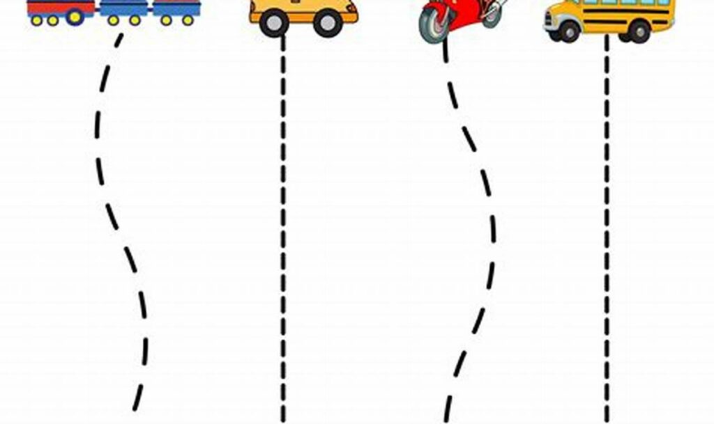 Fun with Transportation Tracing for Kindergarten Kids!