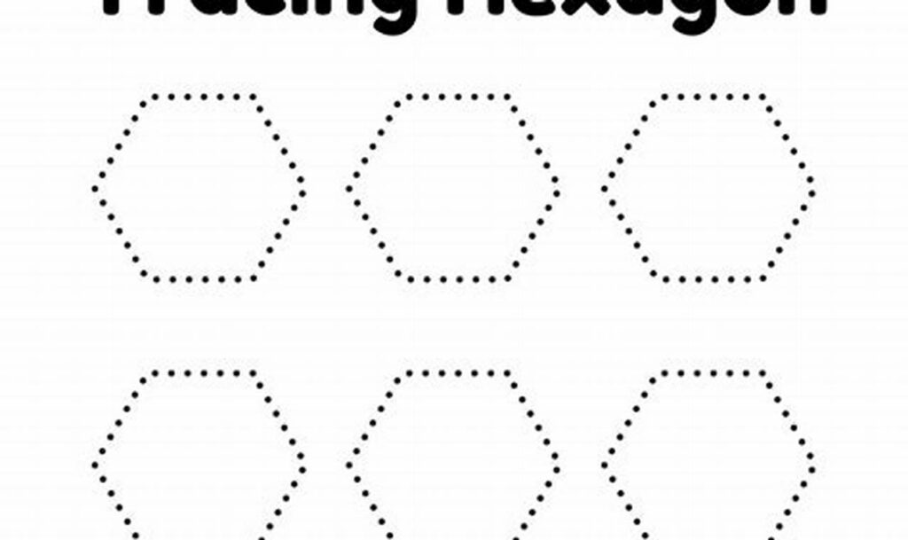 Boost Fine Motor Skills: Hexagon Tracing for 2 Year Olds Fun!