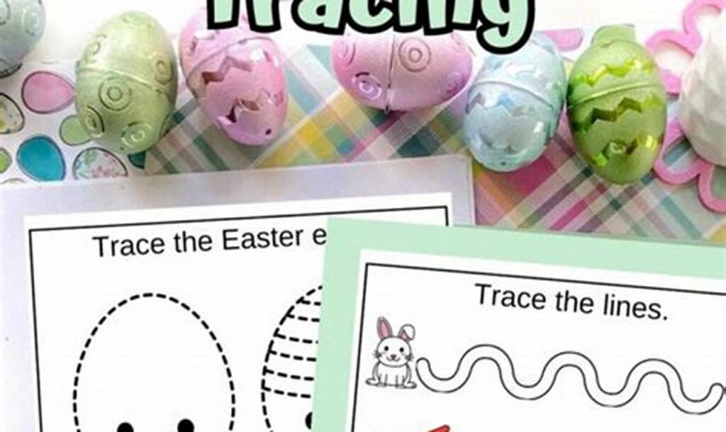 Free Easter Egg Tracing Printables: Fine Motor Fun!