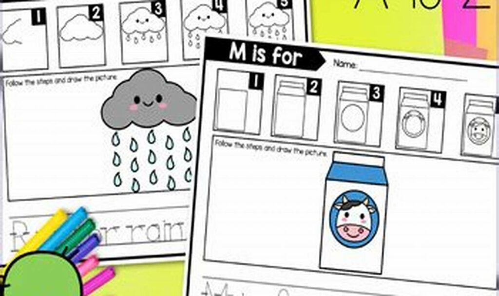 Boost Skills: Morning Tubs Tracing Worksheets Fun