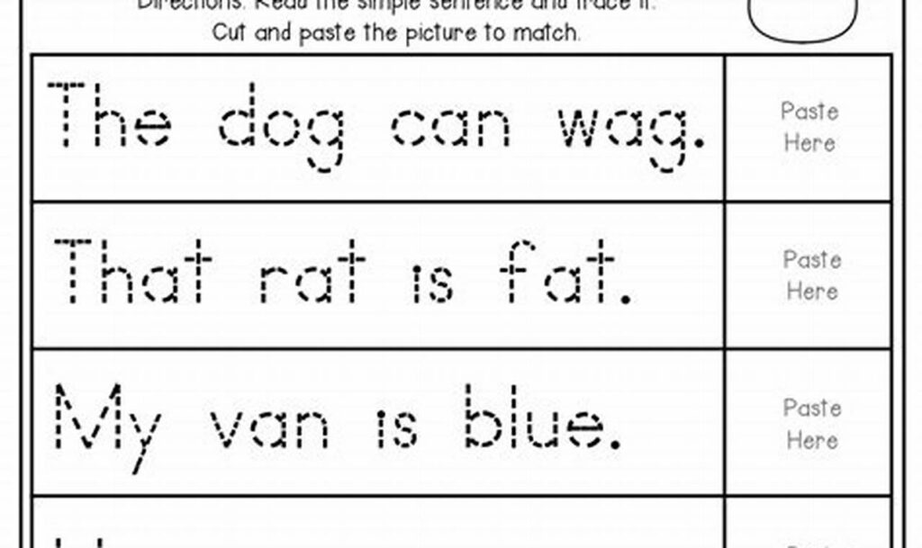 tracing kindly words for kindergarten