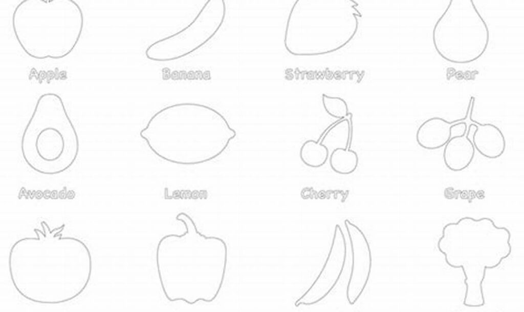 Fun Vegetable Tracing for Young Children: Printables!