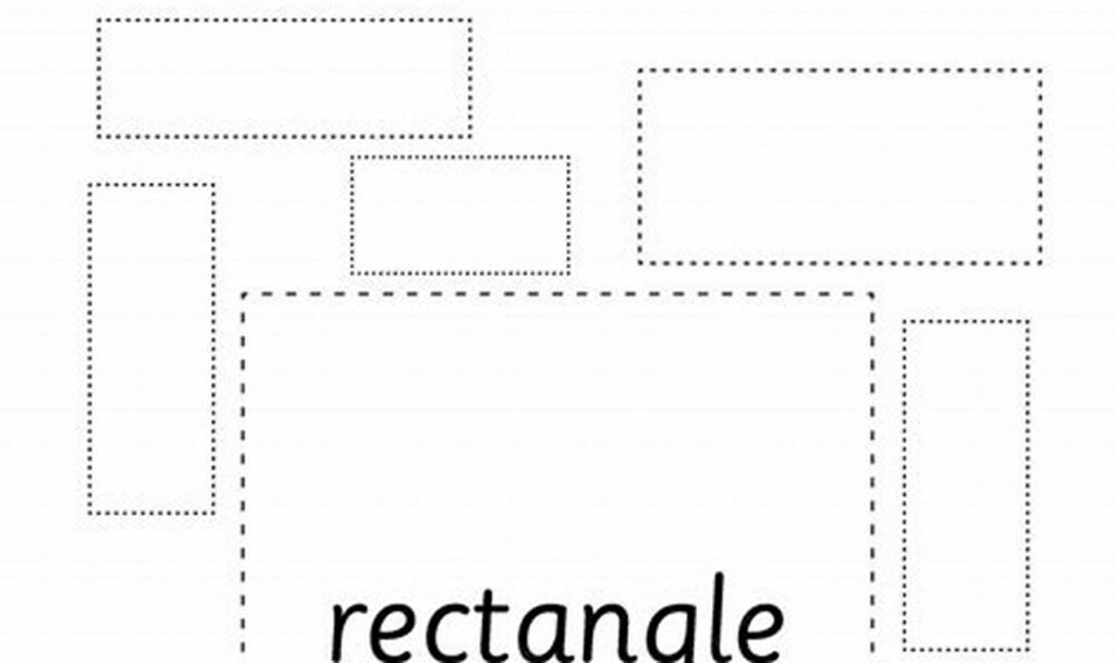 Boost Fine Motor Skills: Rectangle Tracing Practice