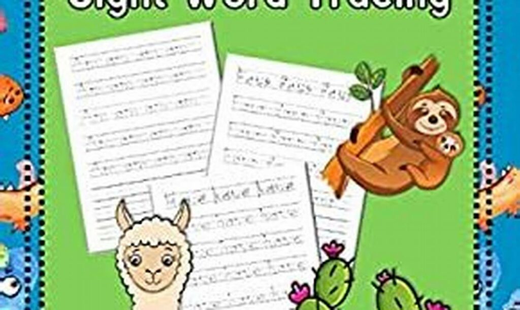 Boost Literacy: Sight Word Tracing for Young Children Made Fun!