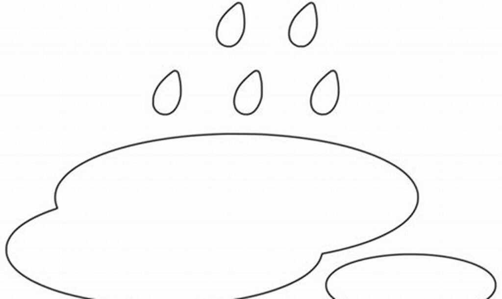 Fun Puddle Outline Tracing for Kids: Printables!