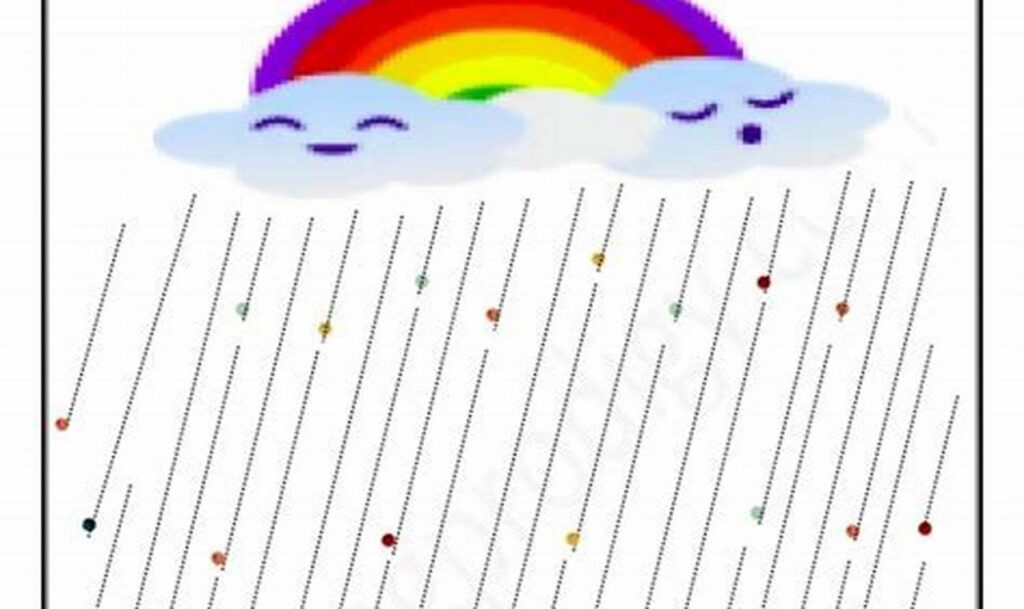 Free! Rainbow Bridge Tracing for Kids: Fun Printables