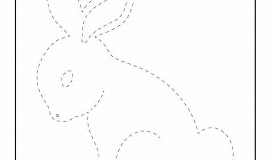 Fun Bunny Tail Tracing for Kids: Spring Activity!