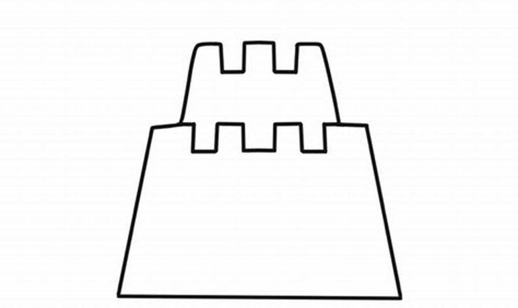 Fun Sandcastle Window Tracing for Toddlers: Printables!