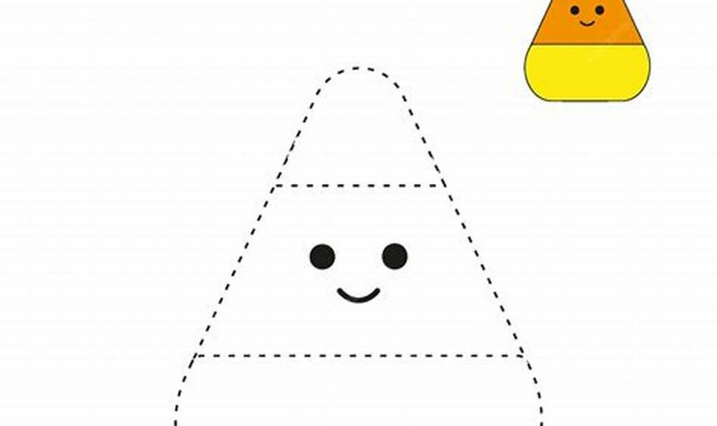 Free Halloween Candy Tracing for Little Kids!