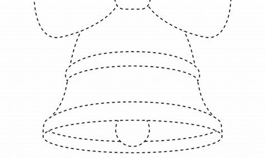 Festive Bell Tracing Printables for Young Children: Fun Sheets!