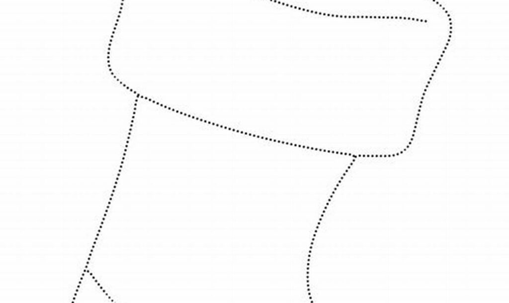 Festive Fun: Stocking Heel Tracing for Young Learners!