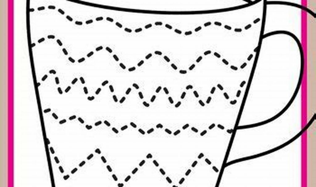 Free Hot Cocoa Handle Tracing: Fun Learning for Kids!