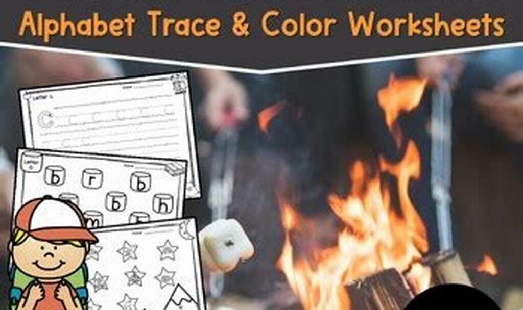 Free Camping Backpack Tracing for Young Learners! Fun Activity