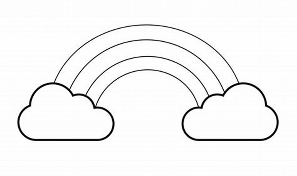 Learn with Rainbow Cloud Outline Tracing for Toddlers!