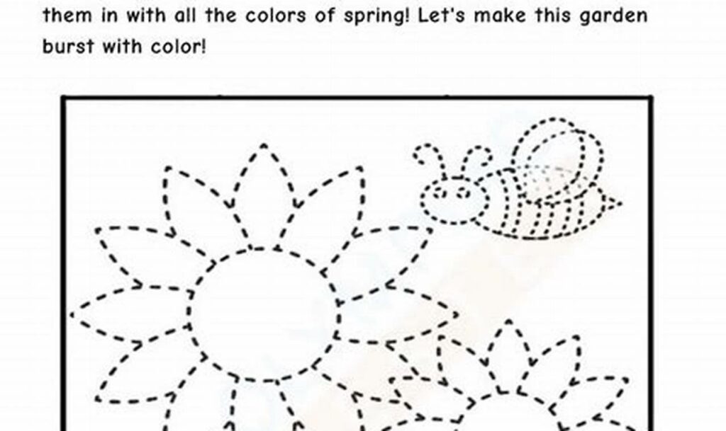 Trace & Grow! Flower Garden Tracing for Young Learners Fun