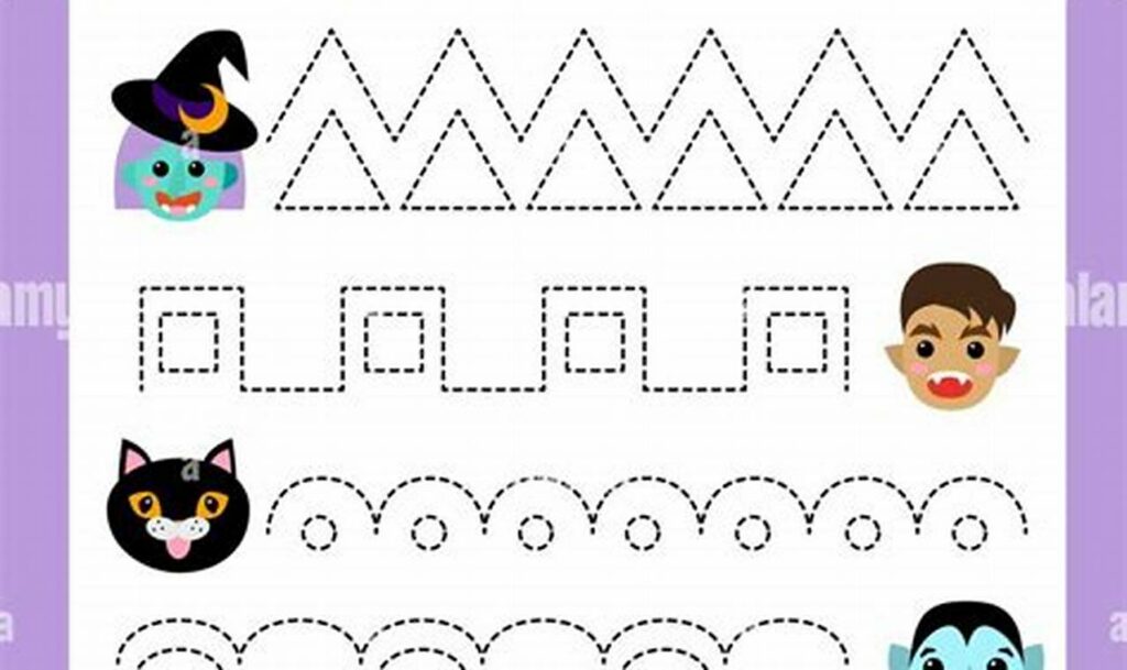 Free Halloween Monster Tracing Sheets for Kids: Fun!