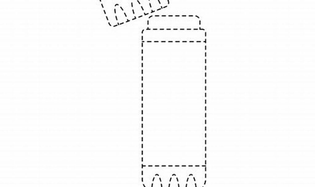 glue stick cap tracing for kids