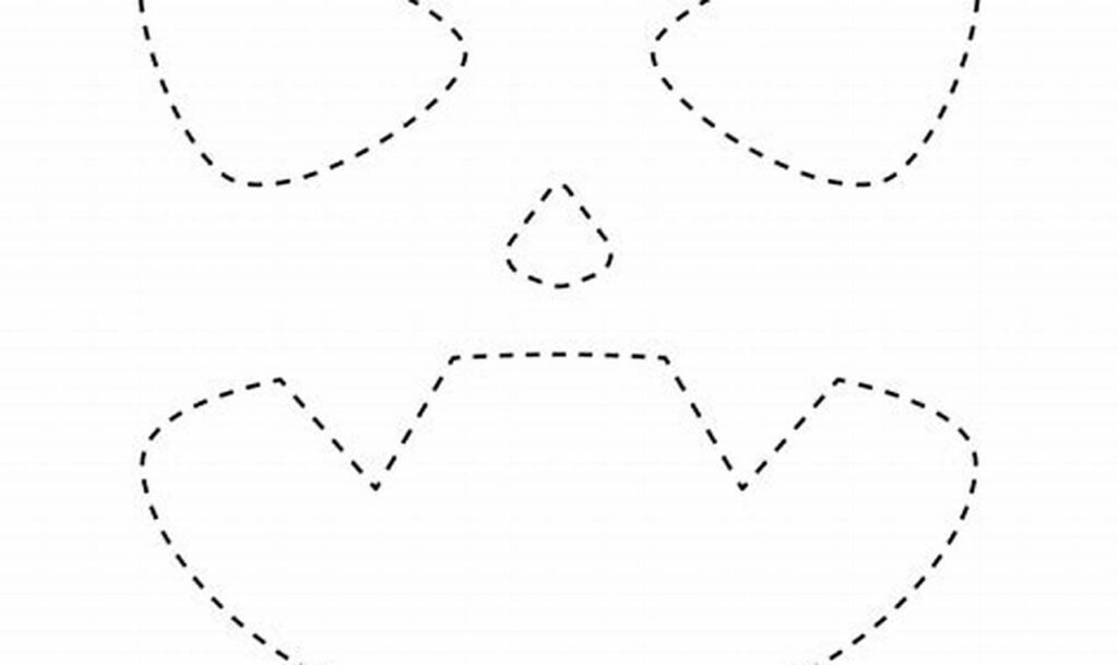 Trace & Fun: Pumpkin Face Tracing for Young Learners! Art