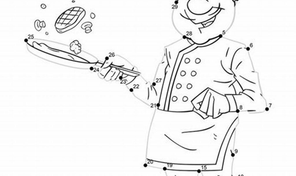 Fun Chef Tracing for Kids: Free Printable!