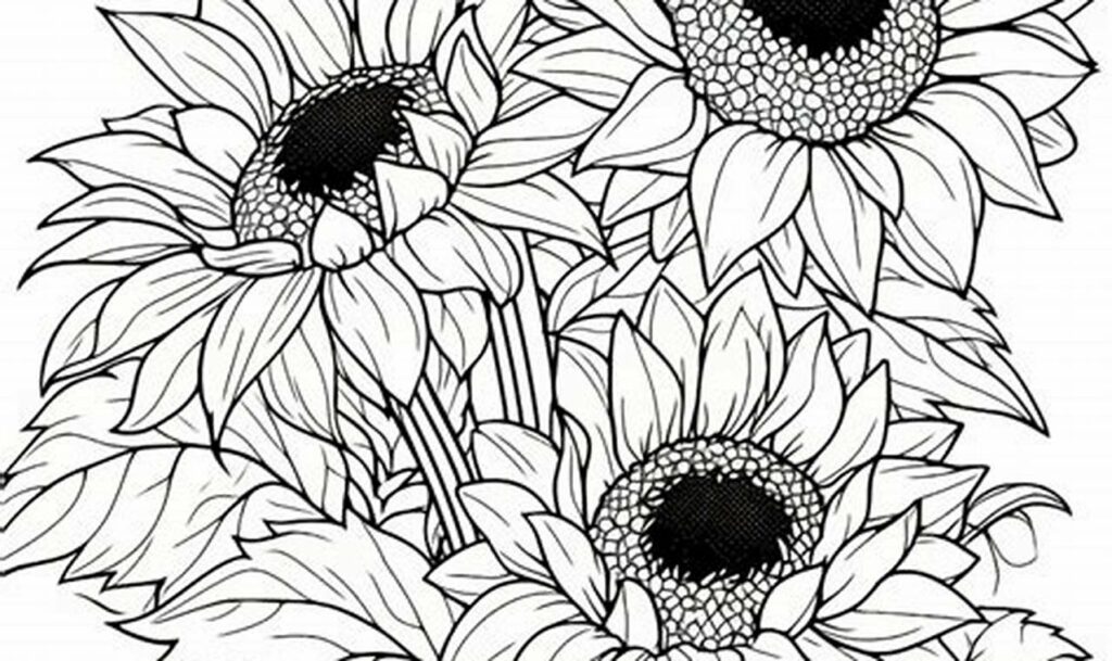 Free Sunflower Tracing Pages: Kids Autumn Fun!